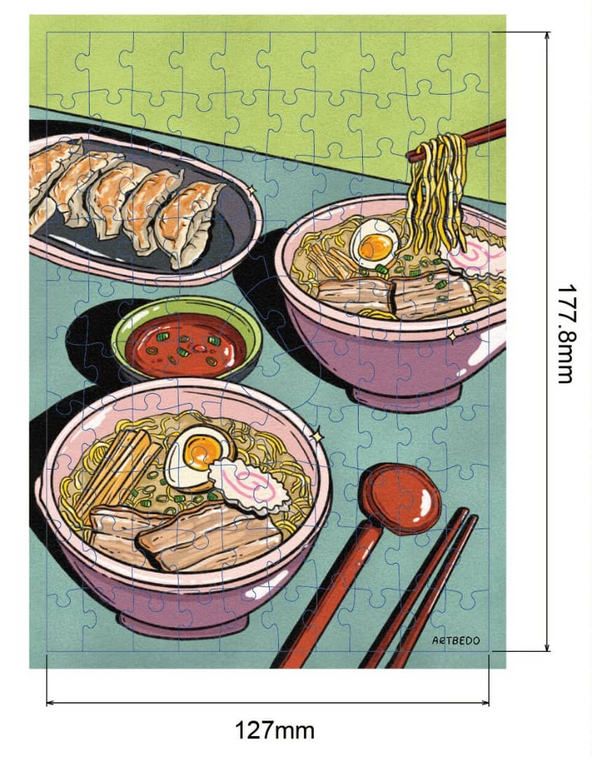 Ramen Jigsaw Puzzle (100 pieces)