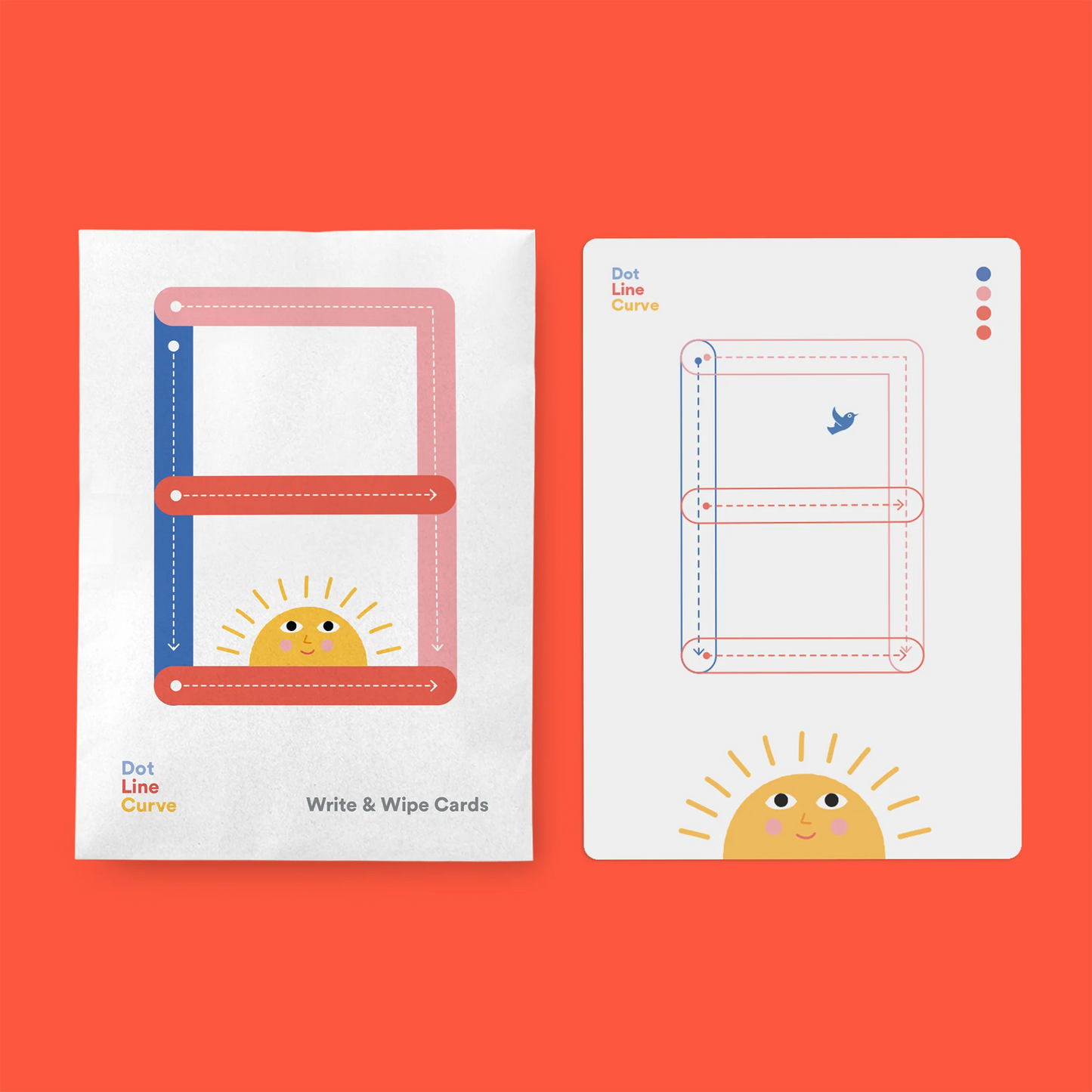 Dot Line Curve: The Book of Seasons Write & Wipe Cards