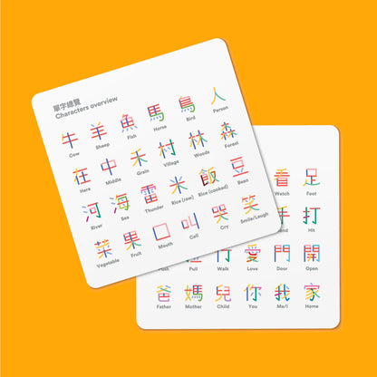 Dot Line Curve: The Little Reader Sand Textured Character Cards