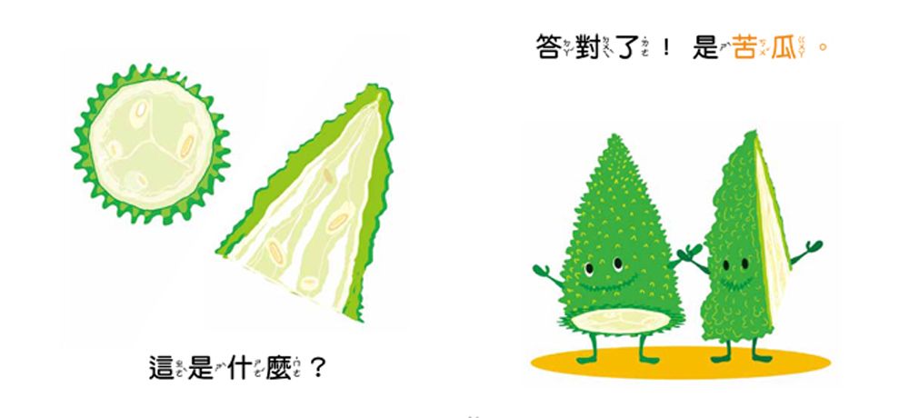 (Preloved) My First Fruit and Vegetable Book Bundle (Set of 2) • 寶寶的第一套蔬菜水果認知書：《看，蔬菜是這樣的！》、《看，水果是這樣的！》