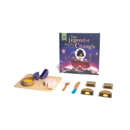 Bitty Bao: 13-Piece Magnetic Wooden Mooncake Toy Set