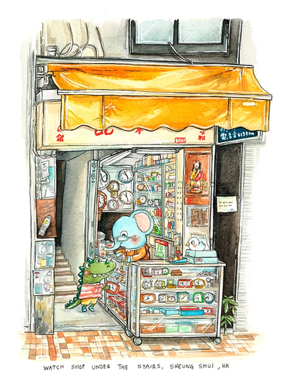 Natalie Illustration: Hong Kong Travelogue - 2nd Edition (English)